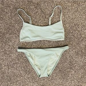 Lspace Mint Green Bikini Set